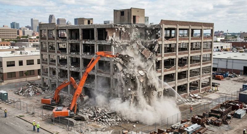 Commercial Site Demolition in Katy, TX